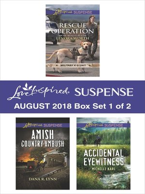 cover image of Harlequin Love Inspired Suspense August 2018--Box Set 1 of 2